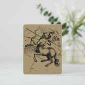 Sagittarius Constellation Hevelius 1690 Gravur (Stehend Vorderseite)