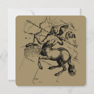 Sagittarius Constellation Hevelius 1690 Gravur