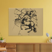 Sagittarius Constellation Hevelius 1690 Gravur Leinwanddruck (Insitu (Wohnzimmer))