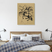 Sagittarius Constellation Hevelius 1690 Gravur Leinwanddruck (Insitu (Schlafzimmer))