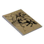 Sagittarius Constellation Hevelius 1690 Gravur Notizblock (Rechte Seite)