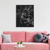 Sagittarius Constellation Hevelius circa 1690 Leinwanddruck (Insitu (Wohnzimmer))