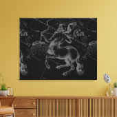 Sagittarius Constellation Hevelius circa 1690 Leinwanddruck (Insitu (Wohnzimmer))