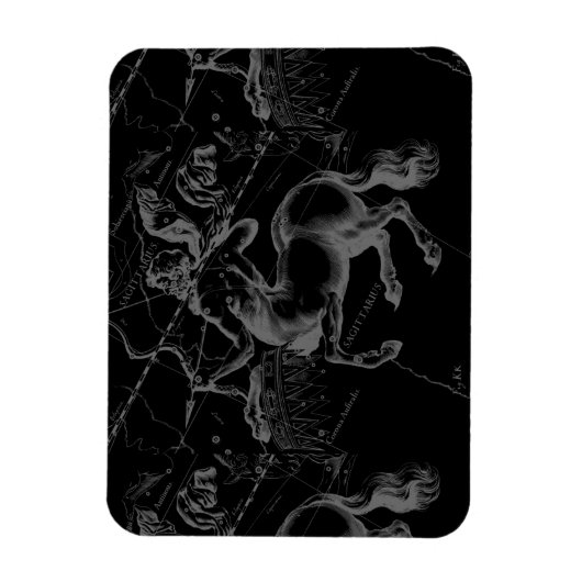 Sagittarius Constellation Hevelius circa 1690 Magnet (Vertikal)
