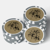 Sagittarius Constellation Hevelius circa 1690 Pokerchips (Stapel)