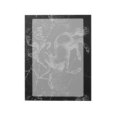 Sagittarius Constellation Hevelius Karte auf Schwa Notizblock (Rotiert)