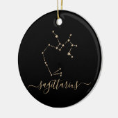 Sagittarius Constellation Keramik Ornament (Links)