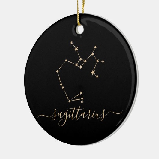 Sagittarius Constellation Keramik Ornament (Links)