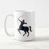 Sagittarius Constellation Line Art – Cosmic Zodiac Kaffeetasse (Links)