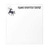 Sagittarius Constellation Line Art – Cosmic Zodiac Notizblock (Vorderseite)