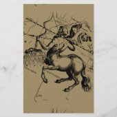 Sagittarius Constellation Map Graving Hevelius Briefpapier (Vorderseite)