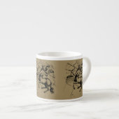 Sagittarius Constellation Map Graving Hevelius Espressotasse (Vorderseite Rechts)