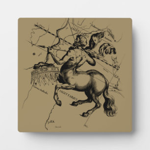 Sagittarius Constellation Map Graving Hevelius Fotoplatte
