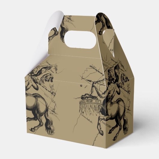 Sagittarius Constellation Map Hevelius 1690 Geschenkschachtel (Vorderseite)