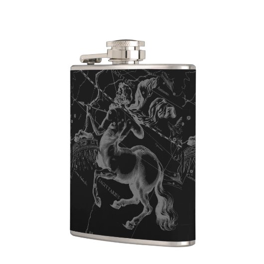 Sagittarius Constellation Map von Hevelius auf Bla Flachmann (Links)