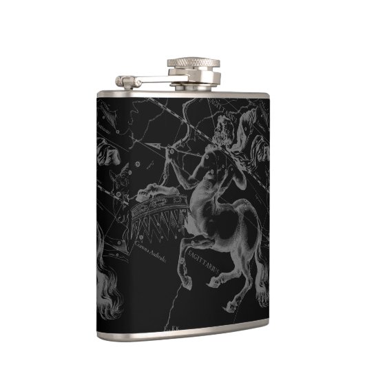 Sagittarius Constellation Map von Hevelius auf Bla Flachmann (Rechts)