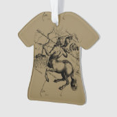 Sagittarius Constellation Map von Hevelius Ornament (Vorderseite)