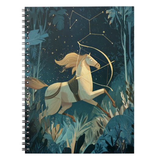 Sagittarius Constellation Notebook Notizblock (Vorderseite)