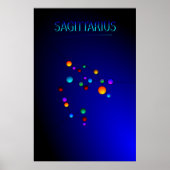 Sagittarius Constellation Poster (Vorne)