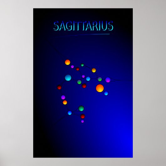 Sagittarius Constellation Poster (Vorne)
