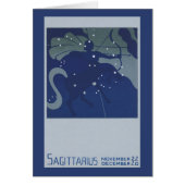 Sagittarius Constellation Vintage Zodiakastasenie (Vorne)