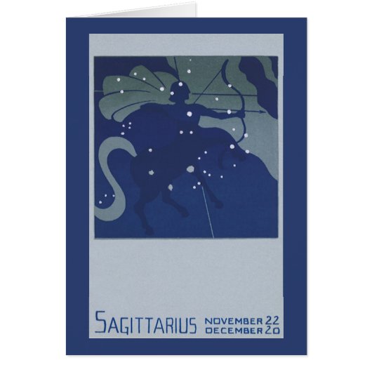 Sagittarius Constellation Vintage Zodiakastasenie (Vorne)