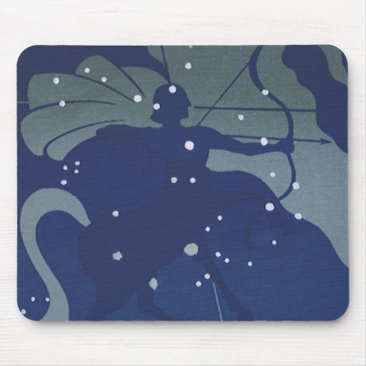 Sagittarius Constellation Vintage Zodiakastasenie Mousepad (Vorne)