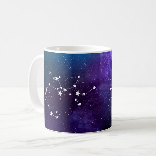 Sagittarius Constellation Zodiac Tasse (Vorderseite Links)