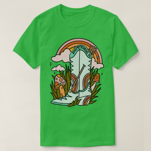 Sagittarius Cowboy Boot T-Shirt (Design vorne)