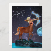 SAGITTARIUS DANKESKARTE (Vorne/Hinten)