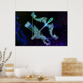 sagittarius das archer zodiac poster (Küche)
