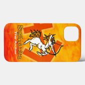 Sagittarius Das Feuer des Archer Zodiac Case-Mate iPhone Hülle (Rückseite (Horizontal))
