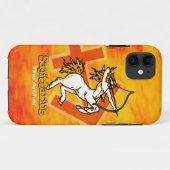 Sagittarius Die Archer-Zodiakorange Case-Mate iPhone Hülle (Rückseite (Horizontal))