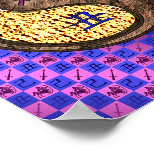 Sagittarius & Earth Ox Poster (Ecke)