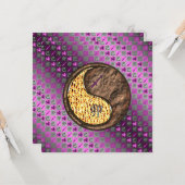 Sagittarius & Earth Rabbit Karte (Vorderseite/Rückseite Beispiel)