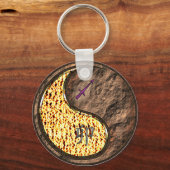 Sagittarius & Earth Rabbit Schlüsselanhänger (Vorderseite)