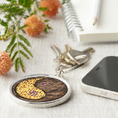 Sagittarius & Earth Rooster Schlüsselanhänger (Seite)