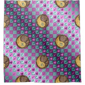 Sagittarius & Earth Snake Duschvorhang (Vorderseite)