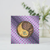 Sagittarius & Earth Snake Karte (Stehend Vorderseite)