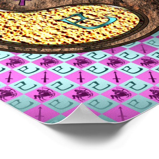 Sagittarius & Earth Snake Poster (Ecke)