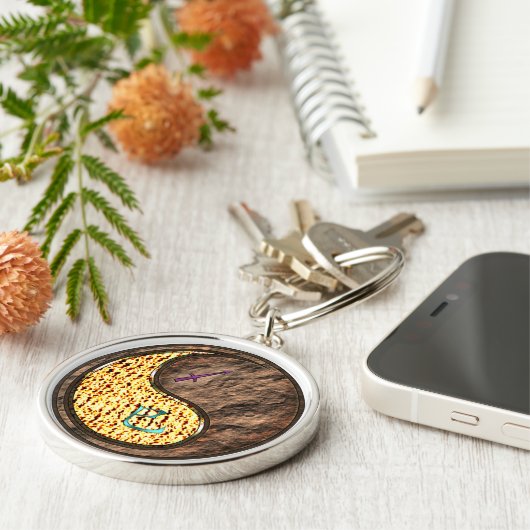 Sagittarius & Earth Snake Schlüsselanhänger (Seite)