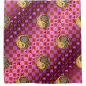 Sagittarius & Earth Tiger Duschvorhang (Vorderseite)