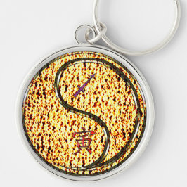 Sagittarius & Feuer Tiger Schlüsselanhänger