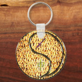 Sagittarius & Feueraffe Schlüsselanhänger (Vorderseite)