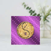 Sagittarius & Fire Boar Karte (Stehend Vorderseite)