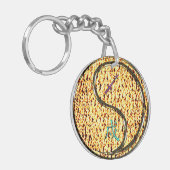 Sagittarius & Fire Dog Schlüsselanhänger (Vorderseite links)