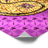 Sagittarius & Fire-Liste Poster (Ecke)