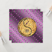 Sagittarius & Fire Rabbit Karte (Vorderseite/Rückseite Beispiel)