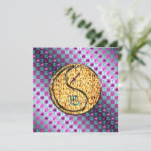 Sagittarius & Fire Snake Karte (Stehend Vorderseite)