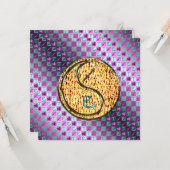 Sagittarius & Fire Snake Karte (Vorderseite/Rückseite Beispiel)